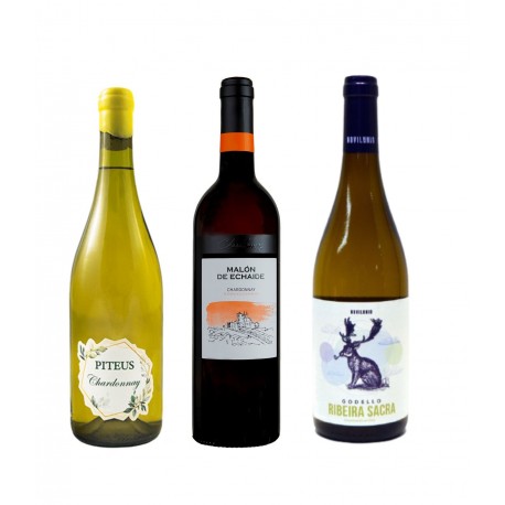 LOTE ESTUCHE 3 BOTELLAS BLANCOS 25€ PROMOCIÓN