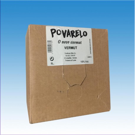 BAG IN BOX 5L RED VERMOUTH POVARELO PREMIUM
