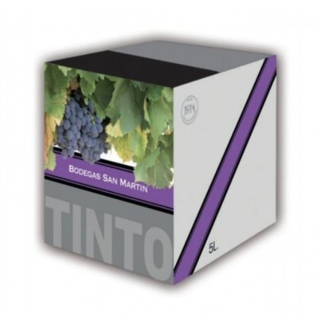 BAG IN BOX 5L TINTO JOVEN SAN MARTIN DE UNX 9.50€