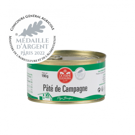 PÂTÉ DE CAMPAGNE ELIZALIDA ETXALDEA